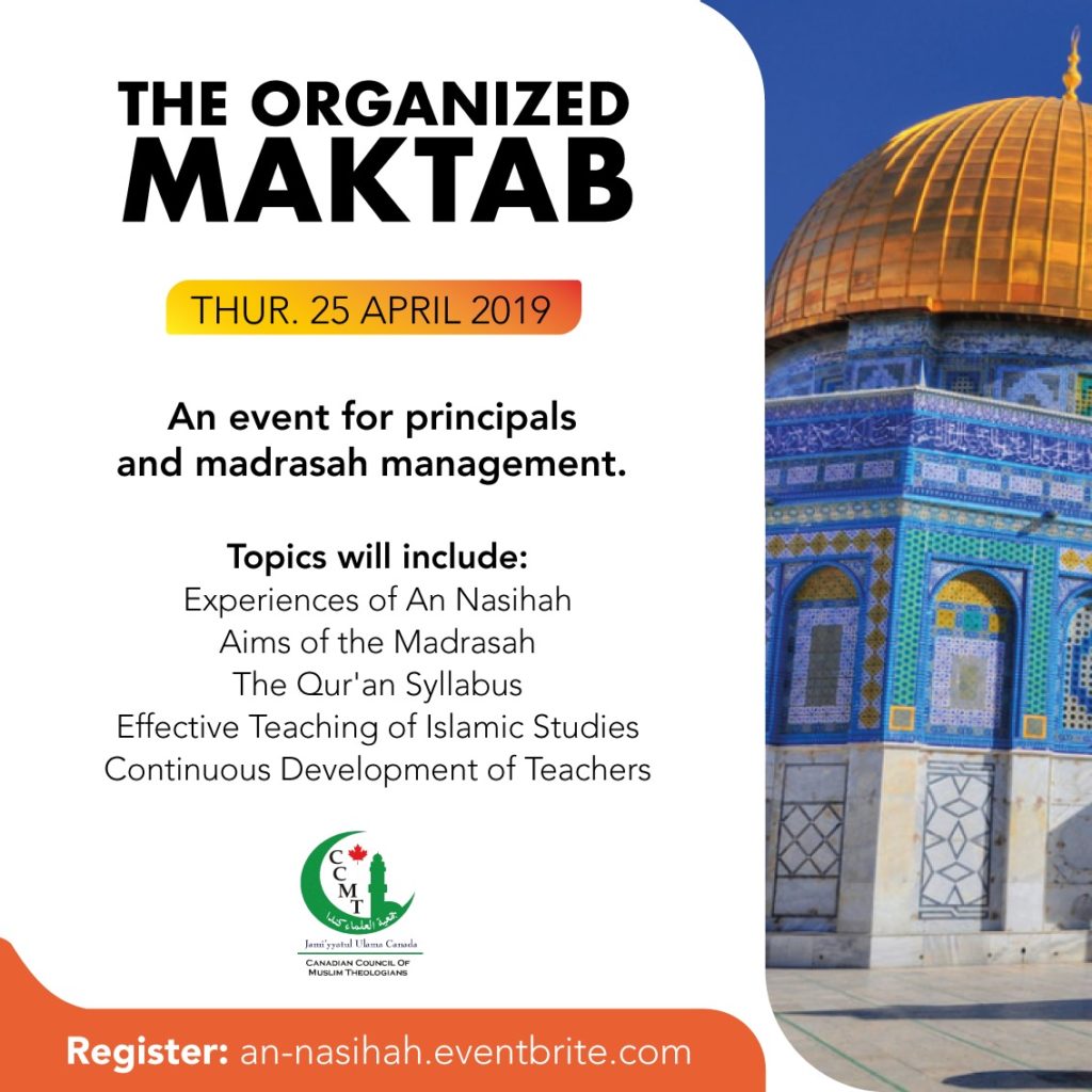 An Nasihah Seminar “The Organized Maktab”